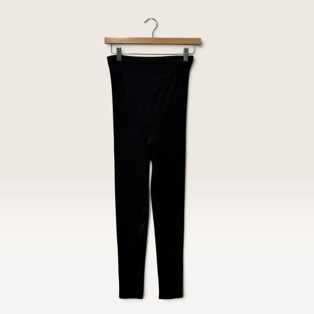 Spanx Maternity Black High Waisted Seamless Leggings Womens Small S/P
